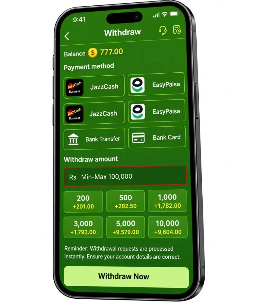MF777 Game Withdraw